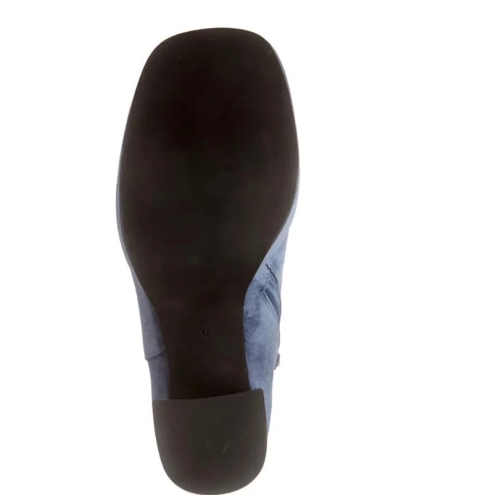 SALE FINAL JEFFREY CAMPBELL FOR FP RETRO SPACE SUEDE BOOTIE - Picture 4 of 6